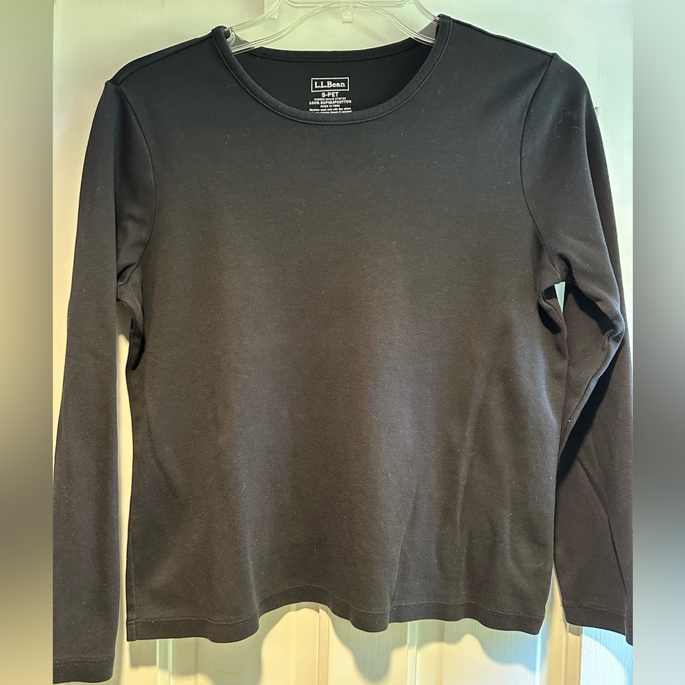 L. L. Bean Long Sleeve Petite Tee Shirt